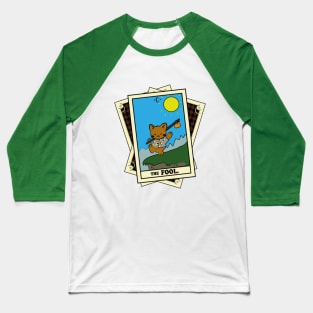 TAROT CARDS DECK | THE FOOL. | FORTUNE CAT Baseball T-Shirt